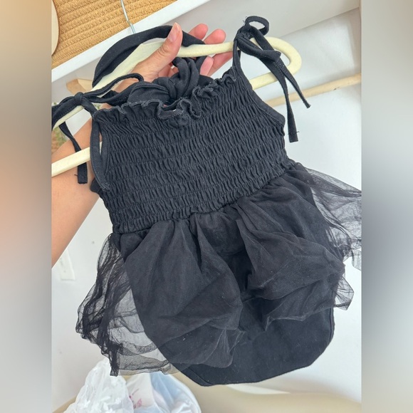 Baby Girl Sleeveless Dress Bodysuit- Tutu Skirt Jumpsuit size 6-12 month - Picture 4 of 4